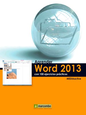 cover image of Aprender Word 2013 con 100 ejercicios prácticos
